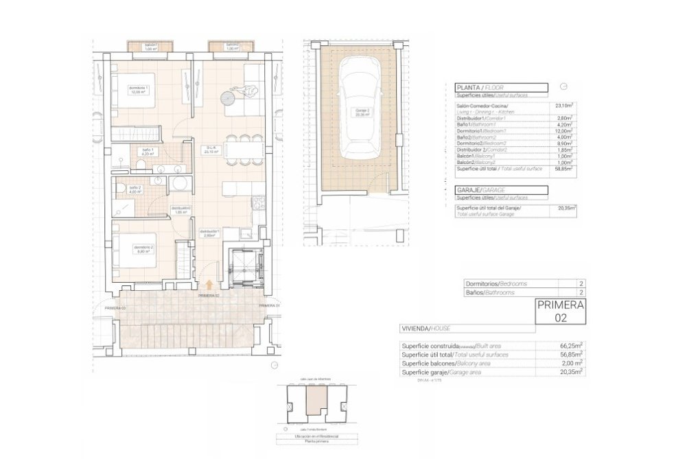  - Apartment - Hondón de las Nieves