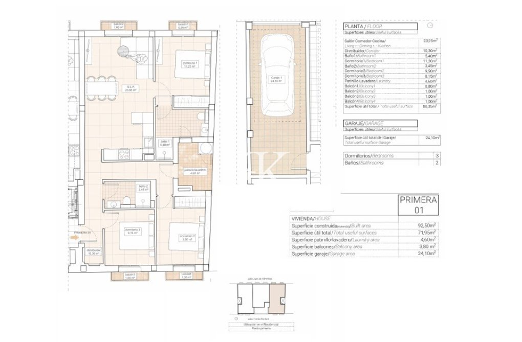  - Apartment - Hondón de las Nieves