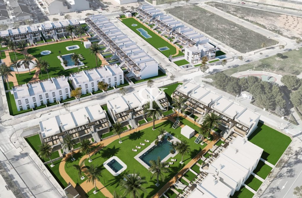 Construction Neuve - Bungalow au rez-de-chaussée - Pilar de la Horadada - pueblo