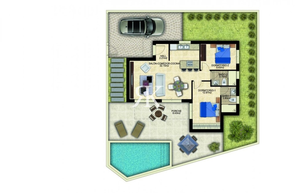 Construction Neuve - villa - Benijofar - Polideportivo