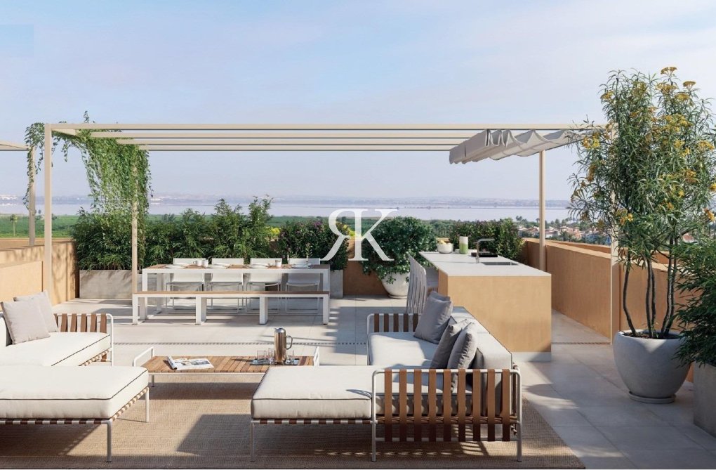 Neubau - Bungalow im obersten Stockwerk - Torrevieja - Los Balcones 