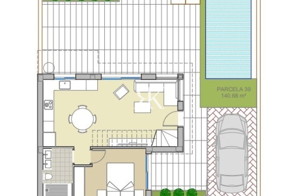 Neubau im Bau - Doppelhaushälfte - Los Montesinos - La Herrada