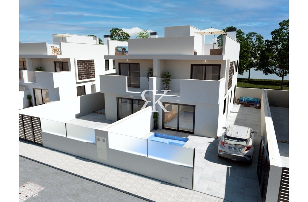 Neubau im Bau - Doppelhaushälfte - San Pedro del Pinatar