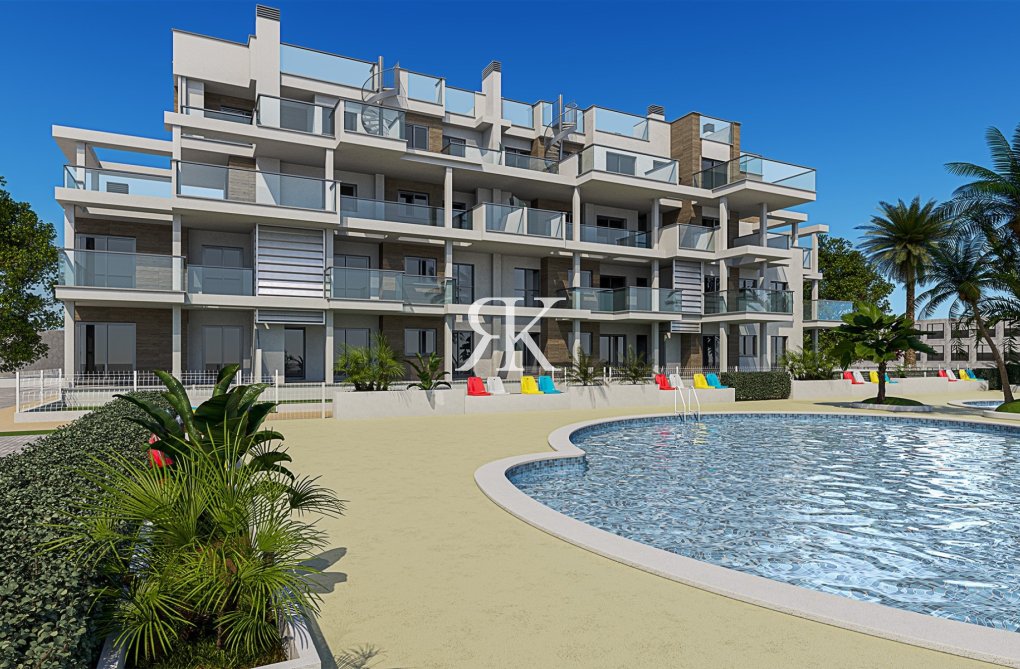 Neubau im Bau - Wohnung Erdgeschoss - Denia - Els Poblets
