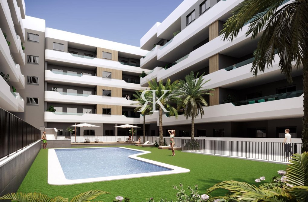 New Build - Ground floor apartment - Santa Pola - Estacion de autobuses