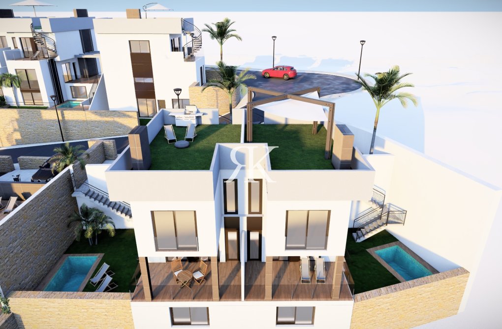 New build Key in hand - Semi-detached Villa  - Algorfa - La Finca Golf