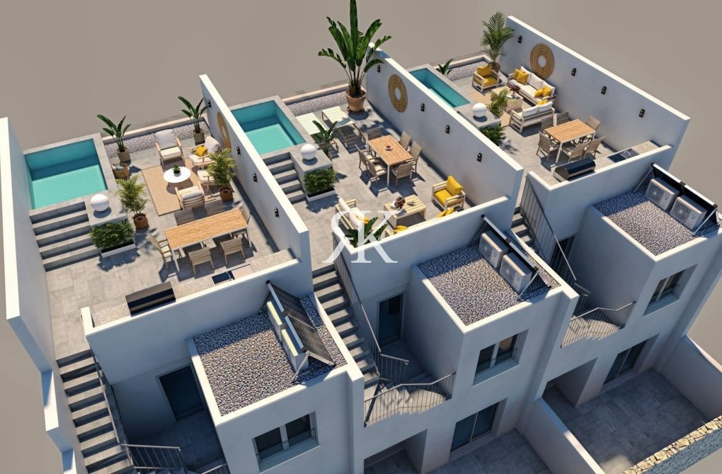 New build Key in hand - Townhouse - Torre de la Horadada - Playa de las villas