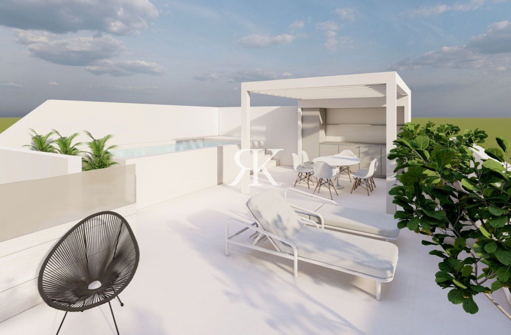New Build - Top floor bungalow - Pilar de la Horadada - pueblo