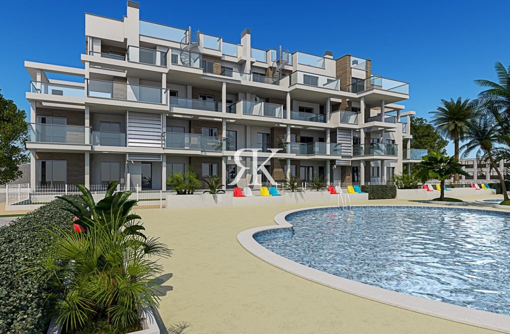 Nieuwbouw - Ground floor apartment - Denia - Las Marinas km 2.5