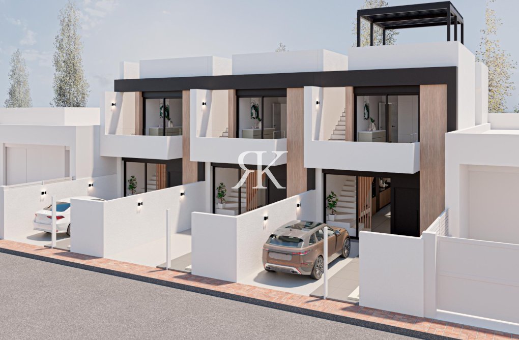 Nieuwbouw - Halfvrijstaande villa - San Pedro del Pinatar