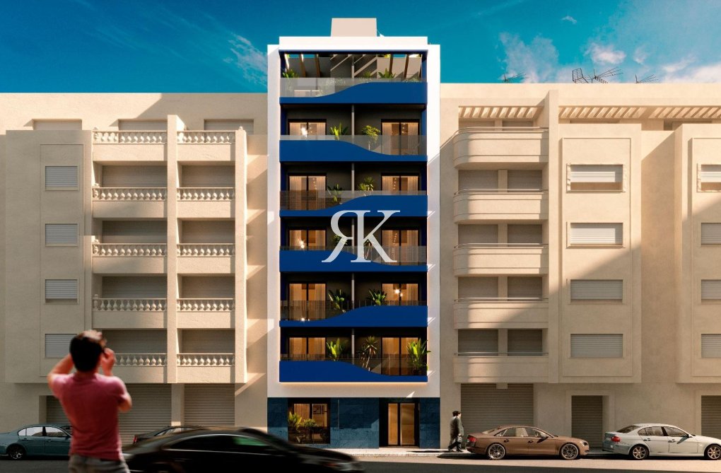 Obra Nueva - Apartamento  - Torrevieja - Playa del Acequión