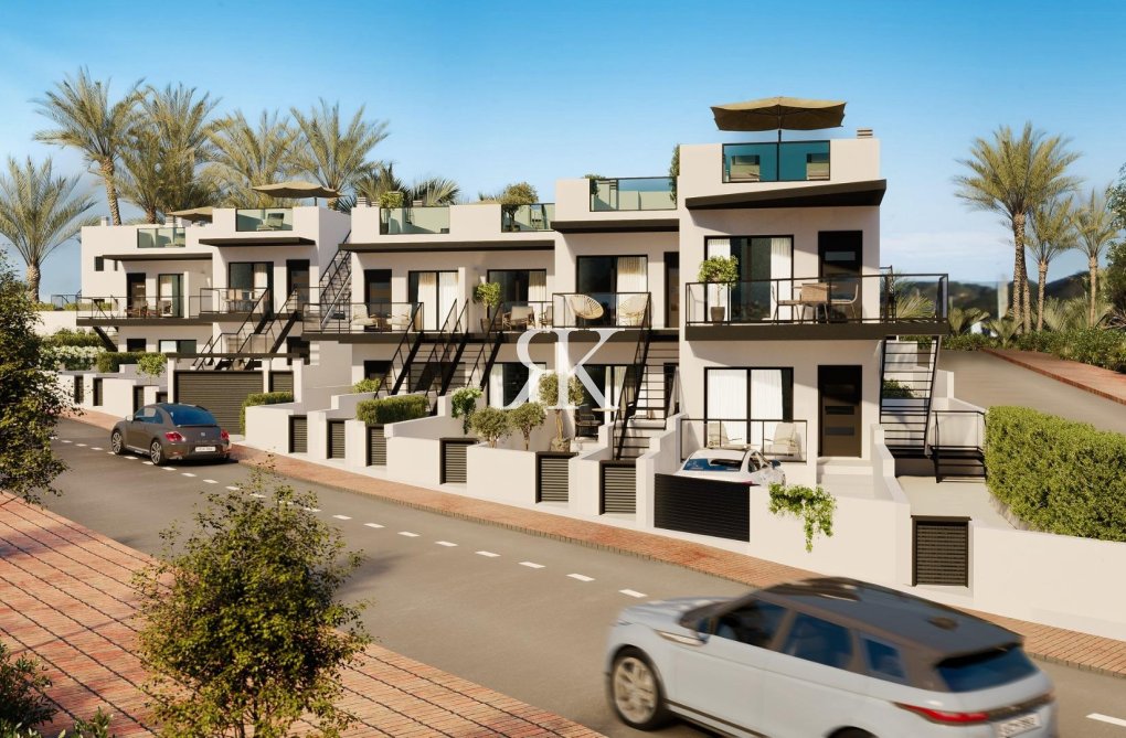 Obra Nueva - Bungalow en planta alta - Puerto de Mazarron - Playa Negra