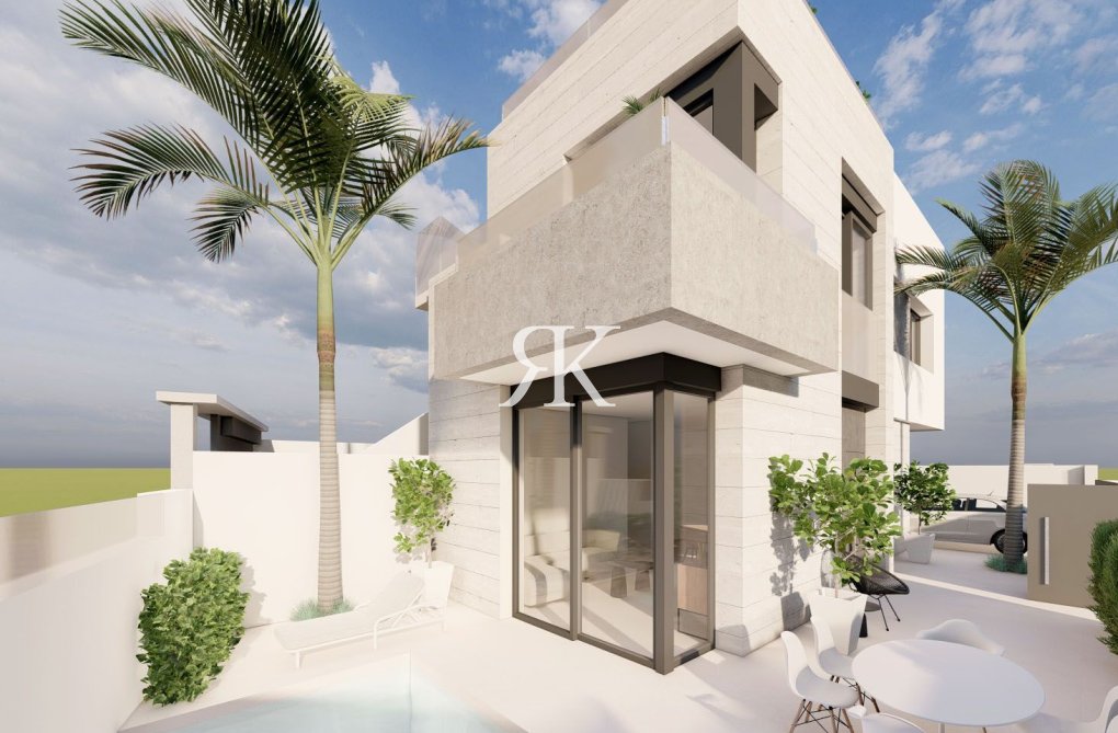 Obra Nueva - Bungalow en planta baja - Pilar de la Horadada - pueblo