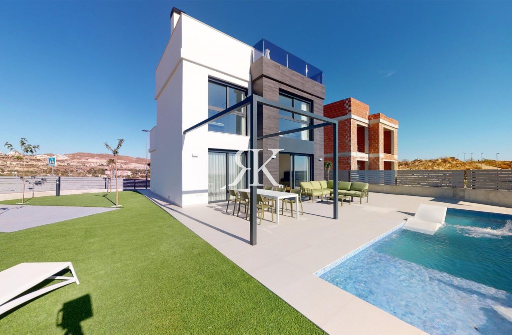 Obra Nueva en construcción - Villa independiente - Mutxamel - Cotoveta