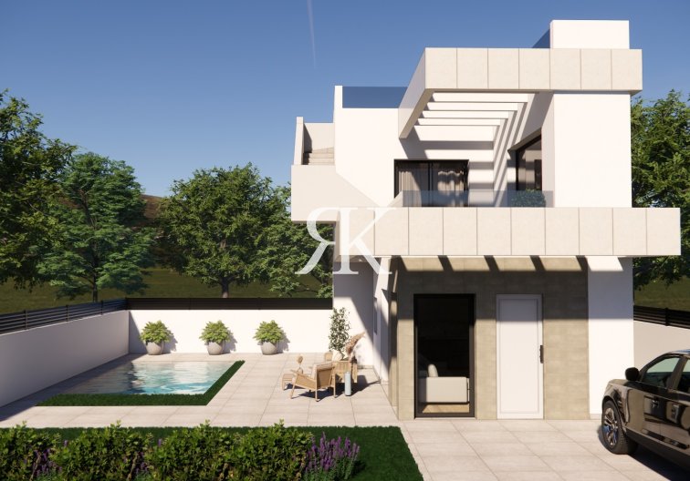 Villa pareado - Obra Nueva en construcción - Los Montesinos - La Herrada