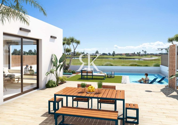 Vrijstaande villa - Nieuwbouw in constructie - Los Alcázares - La Serena Golf