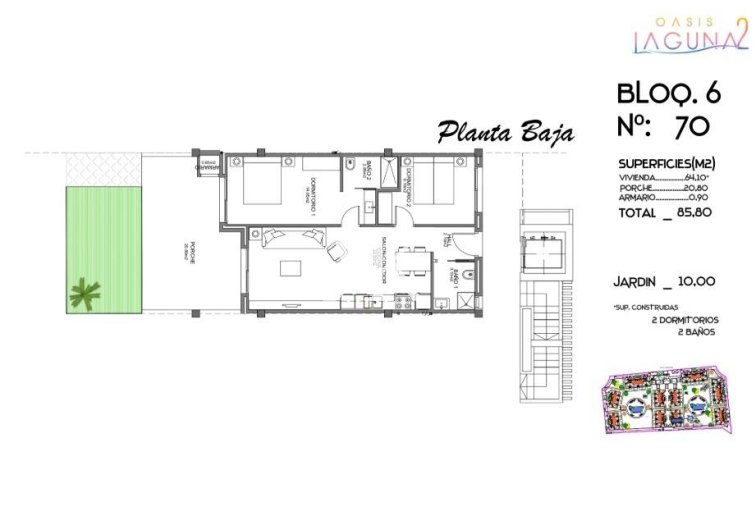 Neubau - Ground floor apartment - Guardamar del Segura - Urbanizaciones