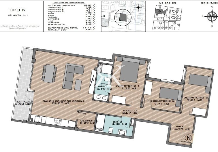 Neubau - Wohnung - Algorfa - Pueblo