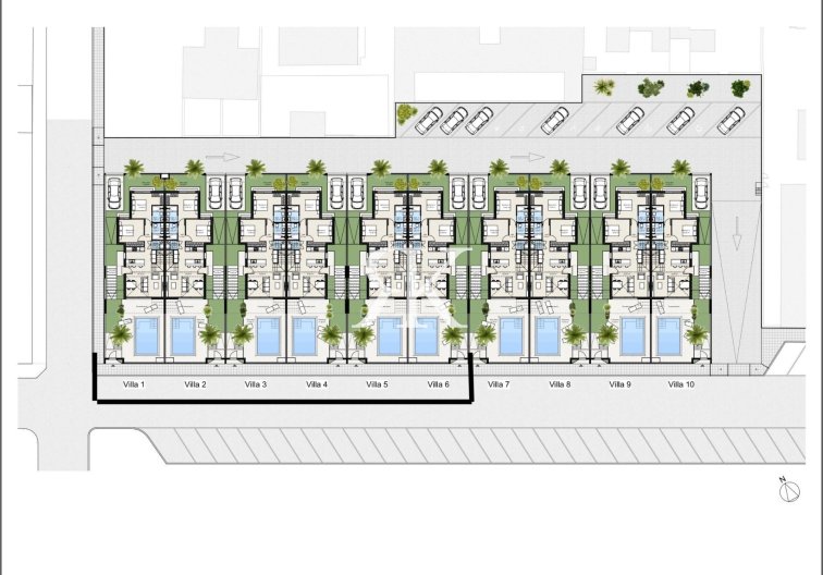 New Build - Semidetached - Los Nietos - Los Nietos playa