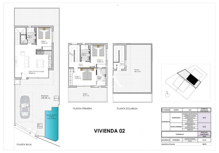 New Build - Semidetached - Pilar de la Horadada - pueblo