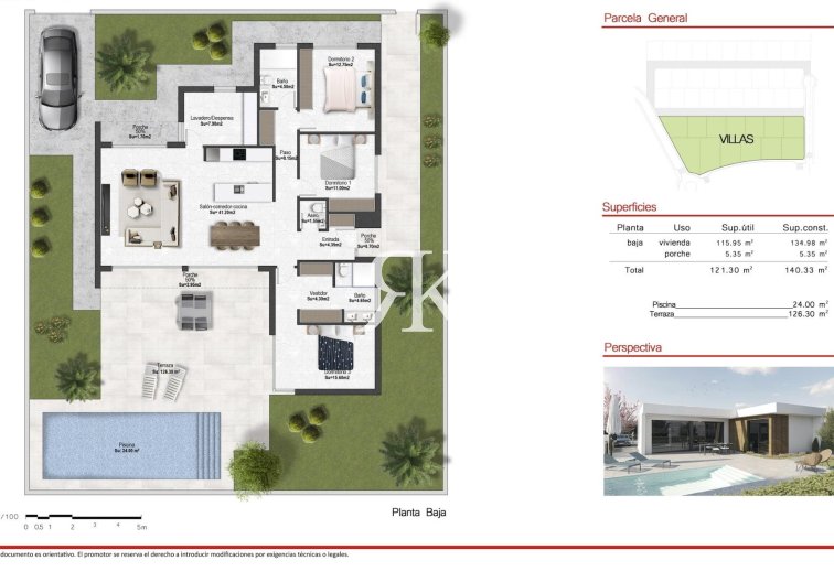 New Build - villa - Baños y Mendigo - Altaona Golf