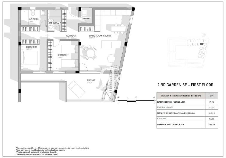 New Build - Top floor bungalow - Torrevieja - Villa Amalia