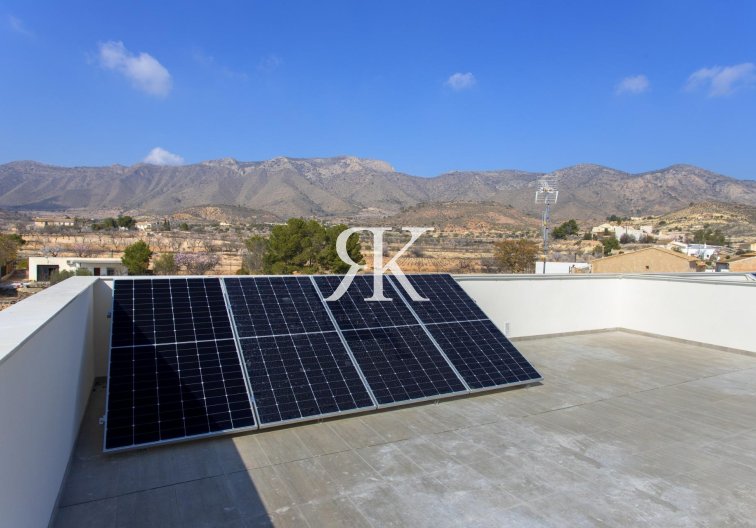 Neubau - Bungalow im obersten Stockwerk - Hondón de las Nieves - El Salero