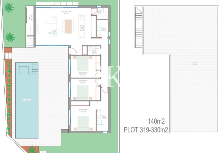 Neubau - villa - San Javier - Parque del doce