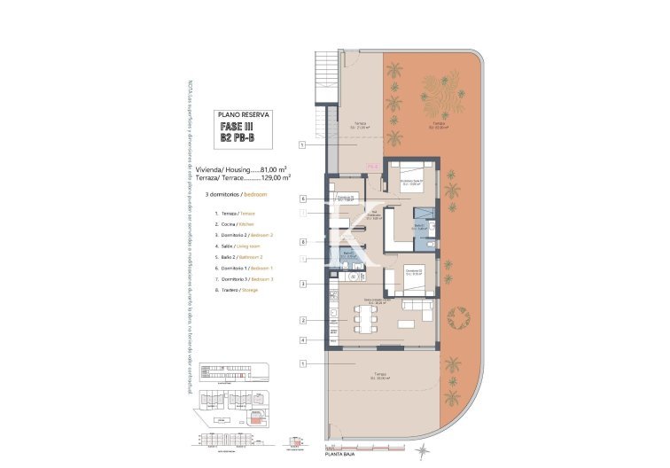 Construction Neuve - Bungalow au rez-de-chaussée - Los Alcázares - La Serena Golf