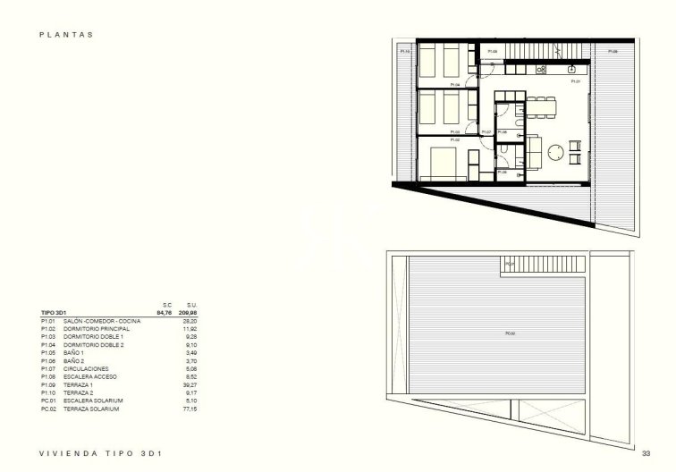 New Build - Top floor bungalow - Torrevieja - Los Balcones 