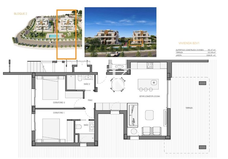 New Build - Ground floor apartment - Fuente Álamo - Hacienda del Alamo