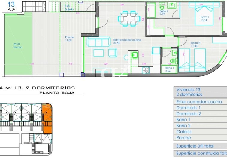 Obra Nueva en construcción - Apartamento  - Orihuela Costa - Villamartín