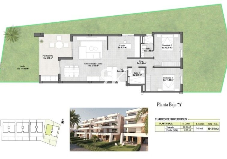 Neubau im Bau - Wohnung - Alhama de Murcia - Condado de Alhama Golf
