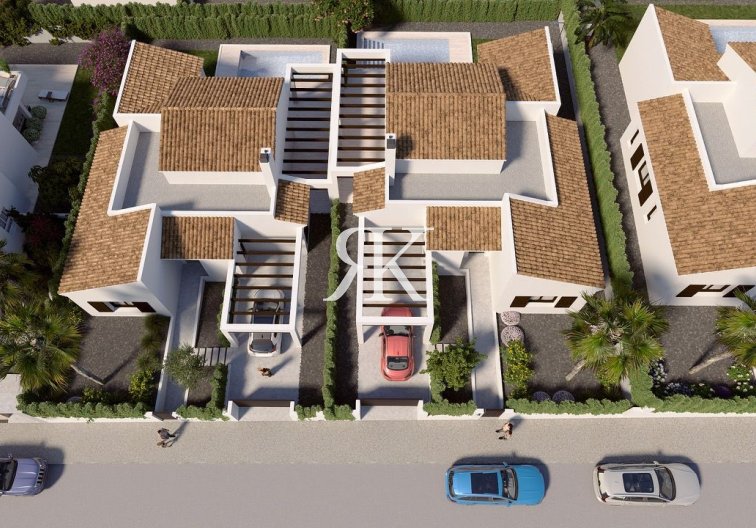 Neubau im Bau - Freistehende Villa - Algorfa - La Finca Golf