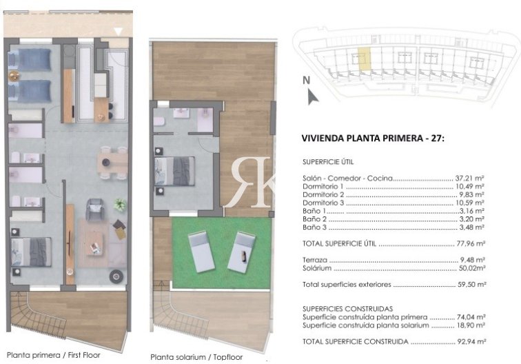 Nieuwbouw in constructie - Appartement - Pilar de la Horadada
