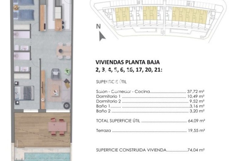 New build under construction - Apartment - Pilar de la Horadada