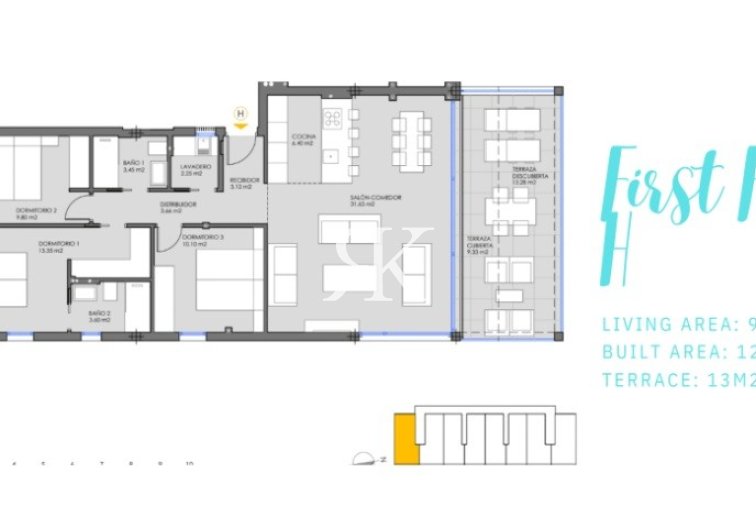 New build Key in hand - Apartment - Cartagena - Mar de Cristal