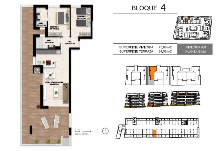 Obra Nueva en construcción - Atico - Torrevieja - Los Balcones - Los Altos 