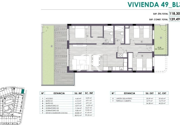 New build under construction - Apartment - Monforte del Cid - Alenda Golf