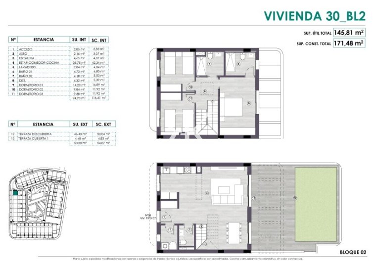 Obra Nueva en construcción - Apartamento dúplex - Monforte del Cid - Alenda Golf