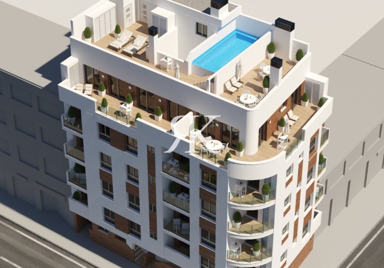 Obra Nueva en construcción - Apartamento  - Torrevieja - Centro