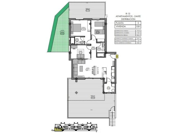 Obra Nueva en construcción - Apartamento  - Algorfa - La Finca Golf