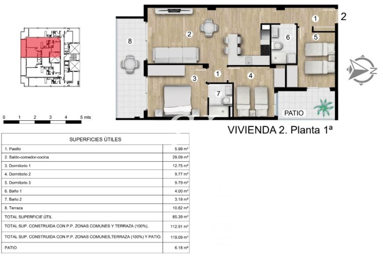 Neubau im Bau - Wohnung - Torrevieja - La Loma