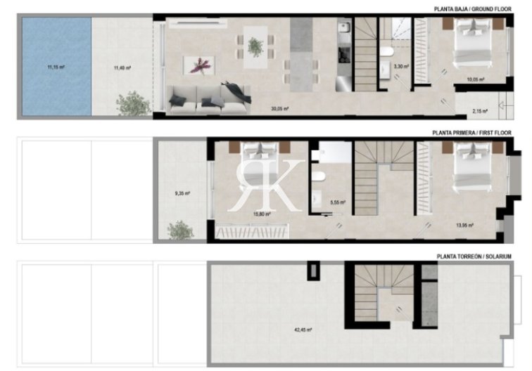 Obra nueva Llave en mano - Duplex - San Pedro del Pinatar