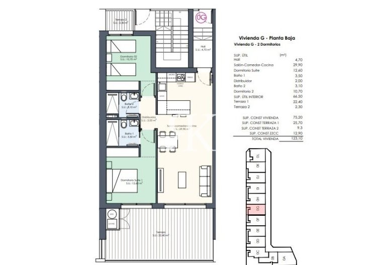 Nieuwbouw in constructie - Appartement - Benijofar