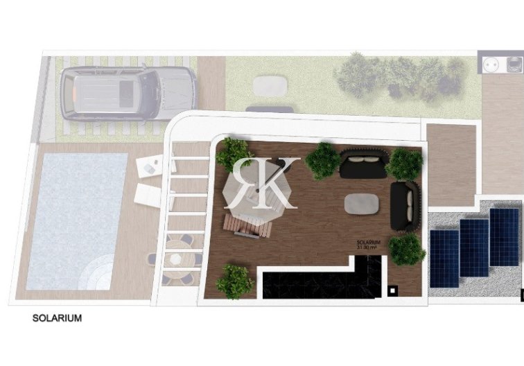 Nieuwbouw in constructie - Halfvrijstaande villa - Los Montesinos - La Herrada