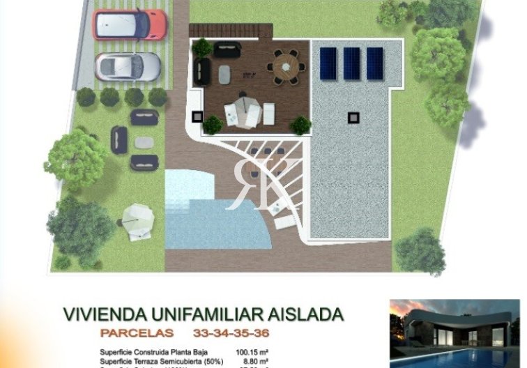 Neubau im Bau - Freistehende Villa - Los Montesinos - La Herrada