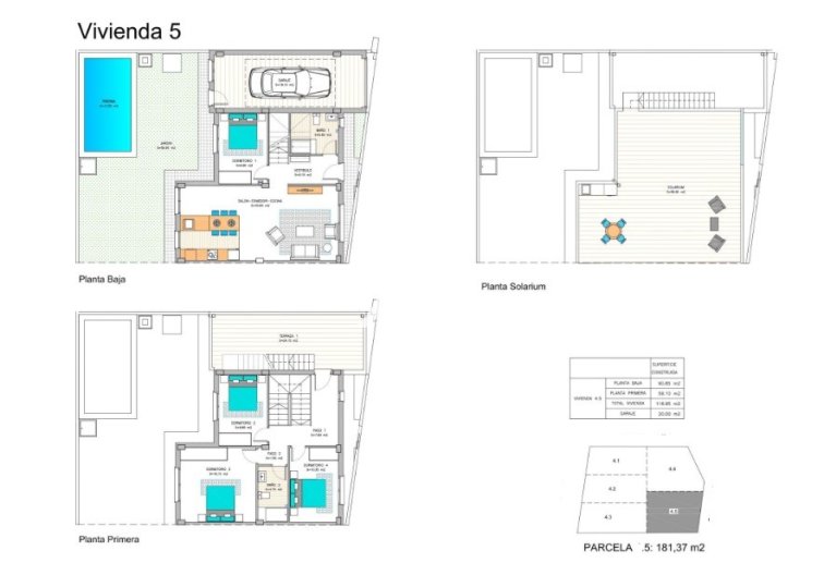 Obra Nueva en construcción - Villa independiente - Cartagena - Los Belones