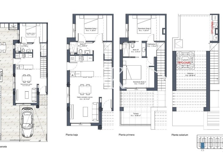 Obra Nueva en construcción - Villa independiente - Ciudad Quesada - Doña Pepa 