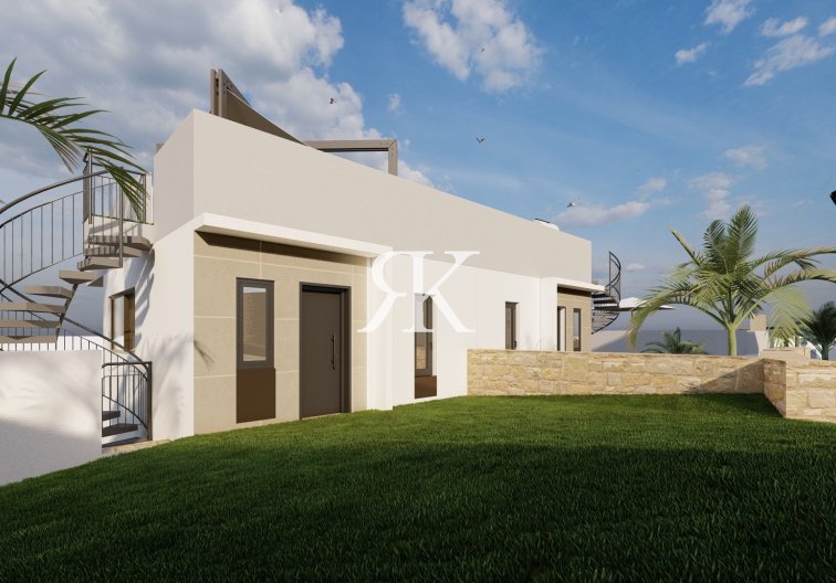 Obra Nueva en construcción - Villa pareado - Algorfa - La Finca Golf